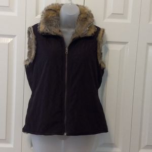 Harold's faux fur lined vest